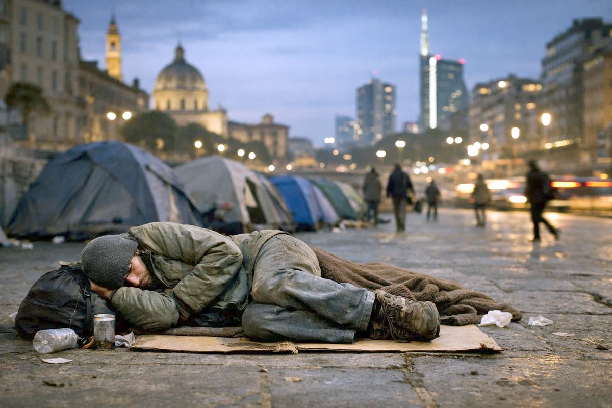 Senza dimora, fotografia dell'emergenza: oltre 10mila persone nei 14 grandi Comuni