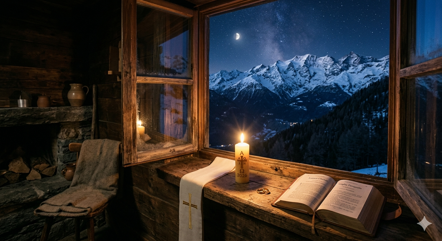 La veglia dell’attesa: il cero nella notte. Il nostro cero è acceso. Aspettando l’alba