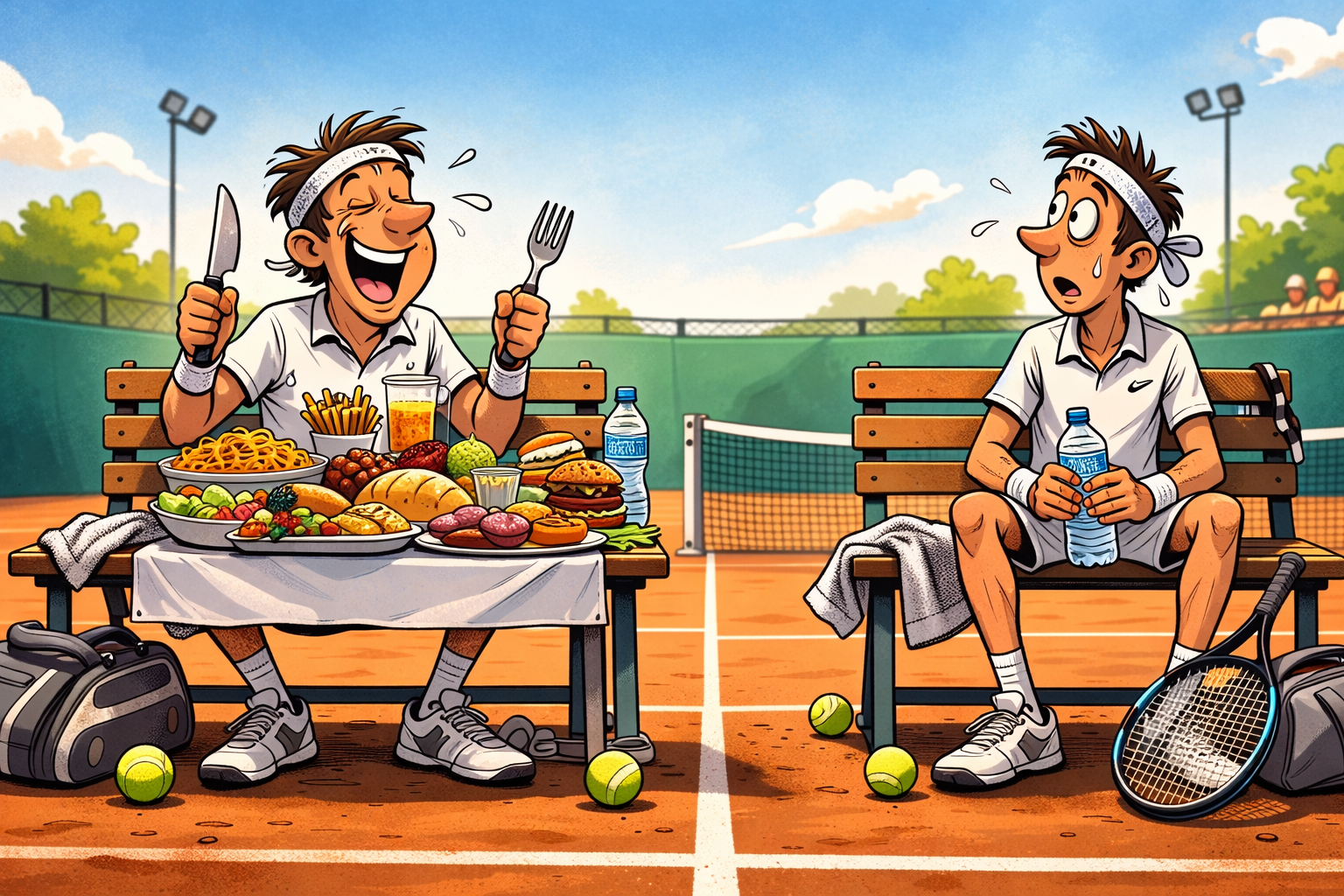 L'importanza dell'alimentazione nel tennis: mangiare al cambio campo