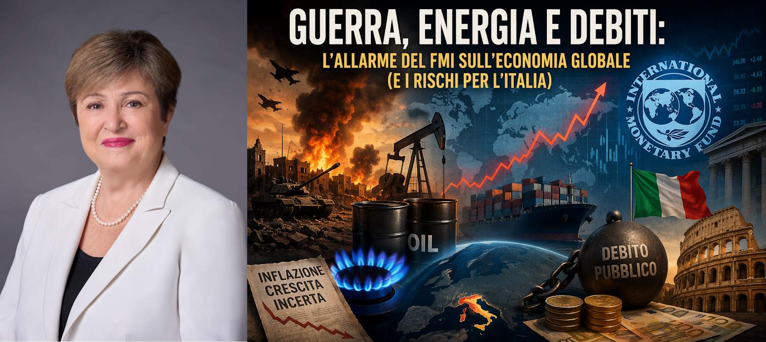 Guerra, energia e debiti: l'allarme del FMI sull'economia globale (e i rischi per l'Italia)