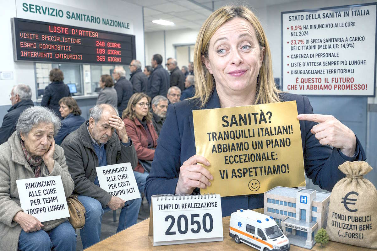 Sanità italiana sotto pressione: quasi un cittadino su dieci rinuncia alle cure. L’allarme della Commissione europea