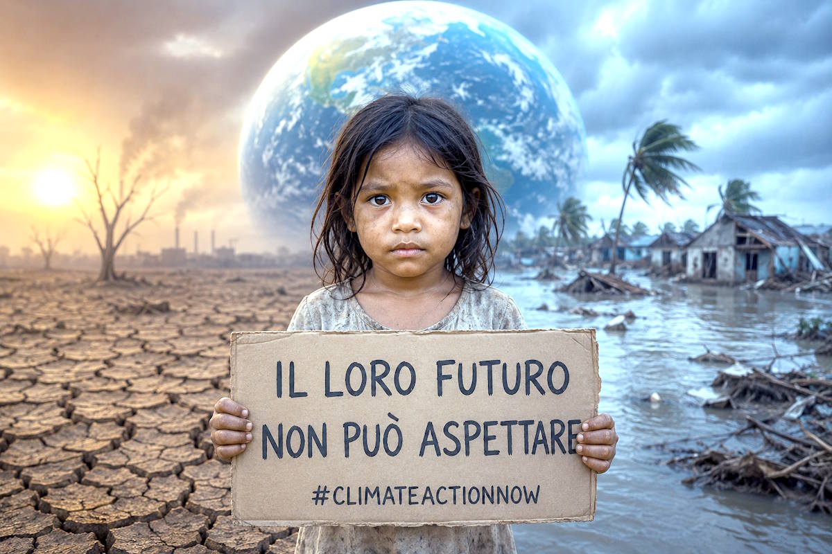 Clima, il drammatico allarme dell'UNICEF: oltre un miliardo di bambini intrappolati tra siccità, alluvioni e caldo estremo. L'infanzia mondiale è già dentro l'emergenza